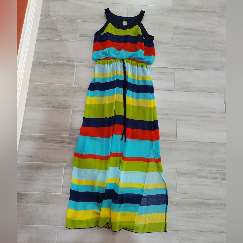 Enfocus Studio Striped Maxi Dress